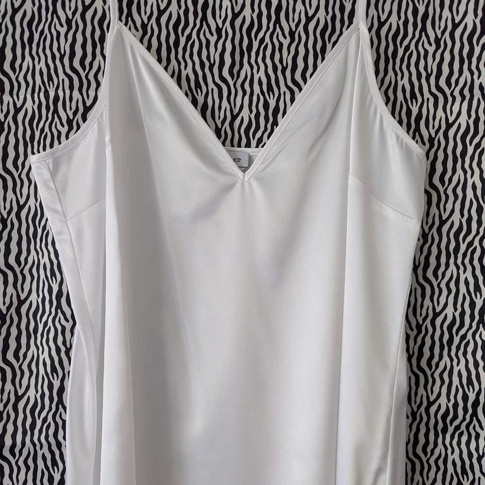 NWT Bebe White Satin Nightgown